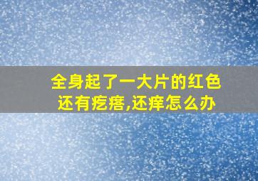 全身起了一大片的红色还有疙瘩,还痒怎么办