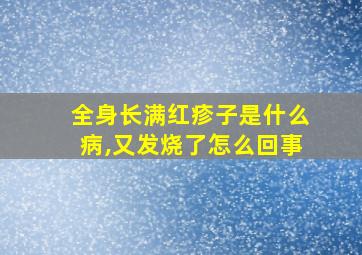 全身长满红疹子是什么病,又发烧了怎么回事