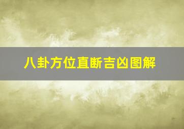 八卦方位直断吉凶图解