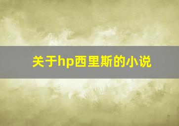 关于hp西里斯的小说