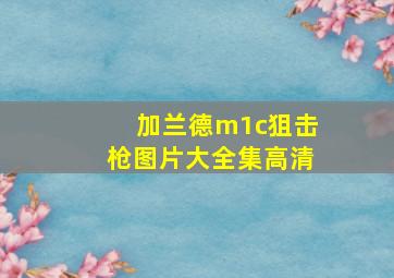 加兰德m1c狙击枪图片大全集高清