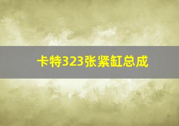 卡特323张紧缸总成