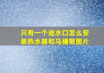 只有一个进水口怎么安装热水器和马桶呢图片