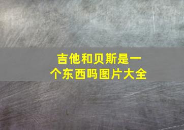 吉他和贝斯是一个东西吗图片大全