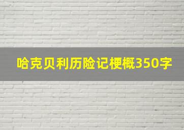 哈克贝利历险记梗概350字