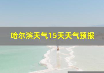 哈尔滨天气15天天气预报