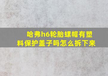 哈弗h6轮胎螺帽有塑料保护盖子吗怎么拆下来