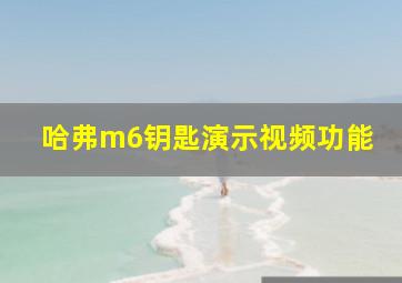 哈弗m6钥匙演示视频功能