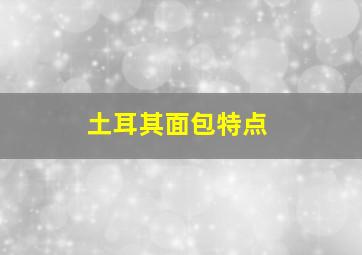 土耳其面包特点