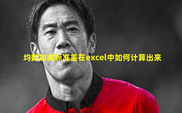 均数加减标准差在excel中如何计算出来