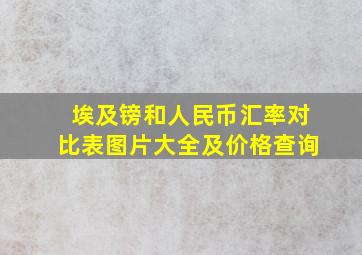 埃及镑和人民币汇率对比表图片大全及价格查询