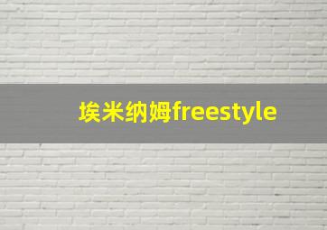 埃米纳姆freestyle