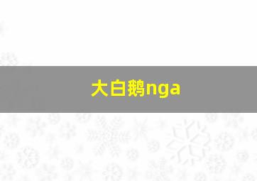 大白鹅nga