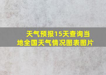 天气预报15天查询当地全国天气情况图表图片