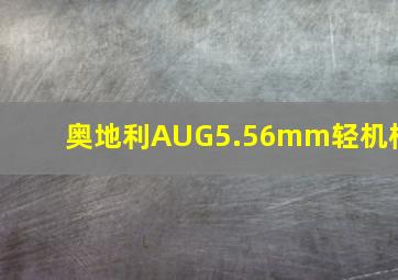 奥地利AUG5.56mm轻机枪