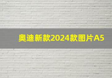 奥迪新款2024款图片A5