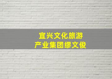 宜兴文化旅游产业集团缪文俊