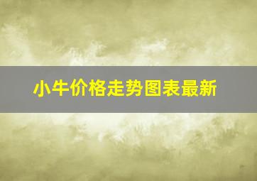 小牛价格走势图表最新