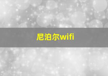 尼泊尔wifi