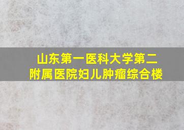 山东第一医科大学第二附属医院妇儿肿瘤综合楼