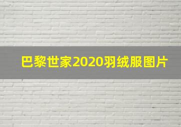 巴黎世家2020羽绒服图片