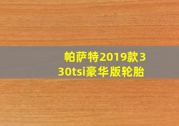 帕萨特2019款330tsi豪华版轮胎