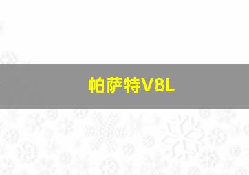 帕萨特V8L