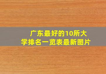 广东最好的10所大学排名一览表最新图片