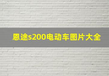 恩途s200电动车图片大全