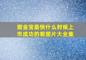 掘金宝最快什么时候上市成功的呢图片大全集