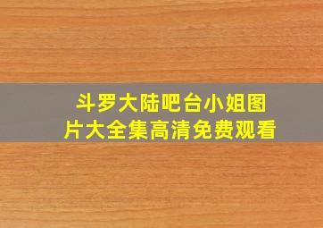 斗罗大陆吧台小姐图片大全集高清免费观看