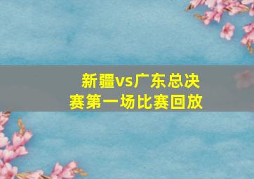 新疆vs广东总决赛第一场比赛回放