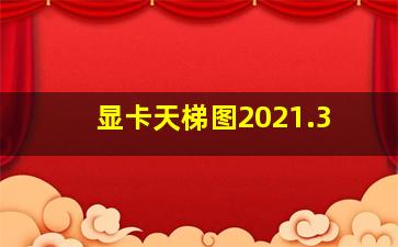 显卡天梯图2021.3