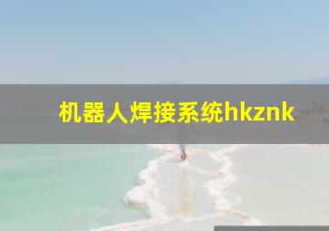 机器人焊接系统hkznk