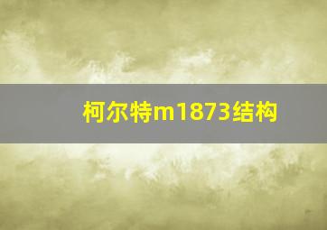 柯尔特m1873结构