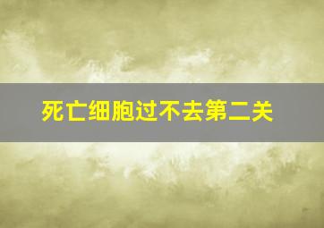 死亡细胞过不去第二关