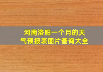 河南洛阳一个月的天气预报表图片查询大全