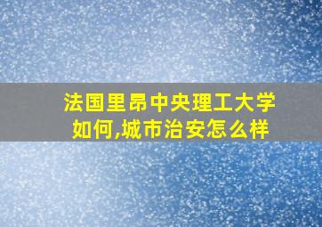 法国里昂中央理工大学如何,城市治安怎么样