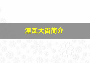 涅瓦大街简介