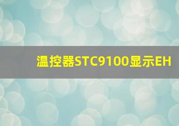 温控器STC9100显示EH