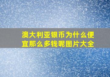 澳大利亚银币为什么便宜那么多钱呢图片大全