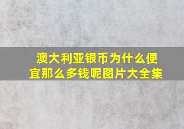 澳大利亚银币为什么便宜那么多钱呢图片大全集