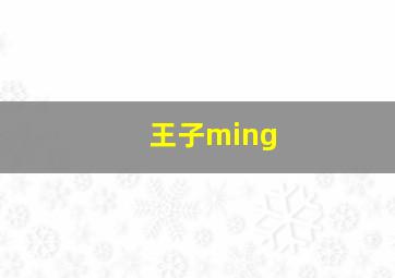 王子ming