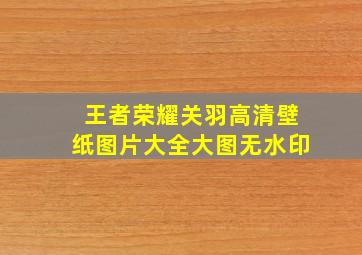 王者荣耀关羽高清壁纸图片大全大图无水印