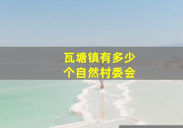 瓦塘镇有多少个自然村委会