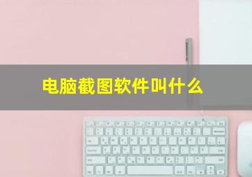 电脑截图软件叫什么