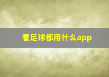 看足球都用什么app