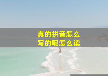 真的拼音怎么写的呢怎么读