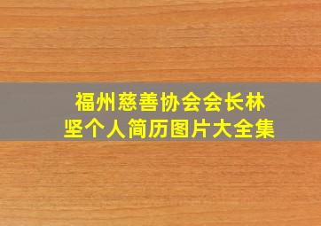 福州慈善协会会长林坚个人简历图片大全集