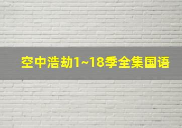 空中浩劫1~18季全集国语